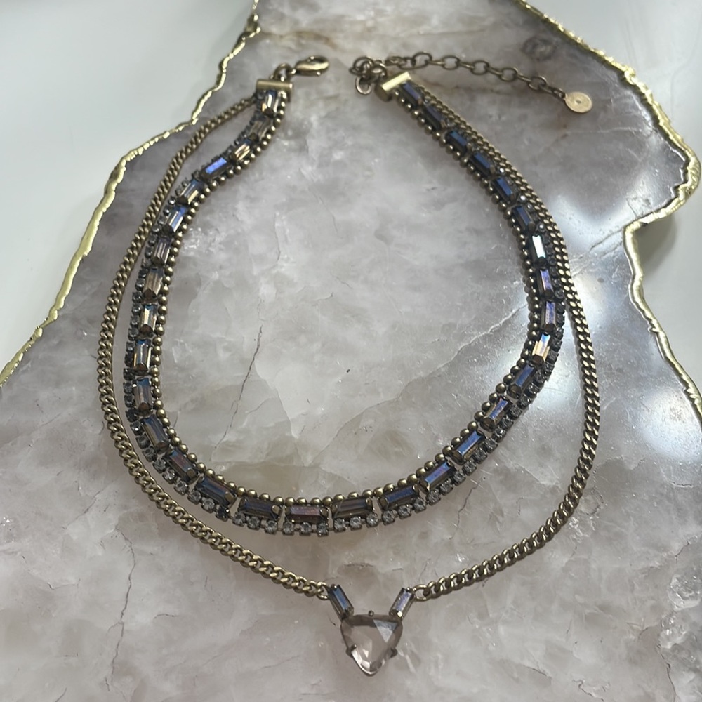 Stella dot choker necklace